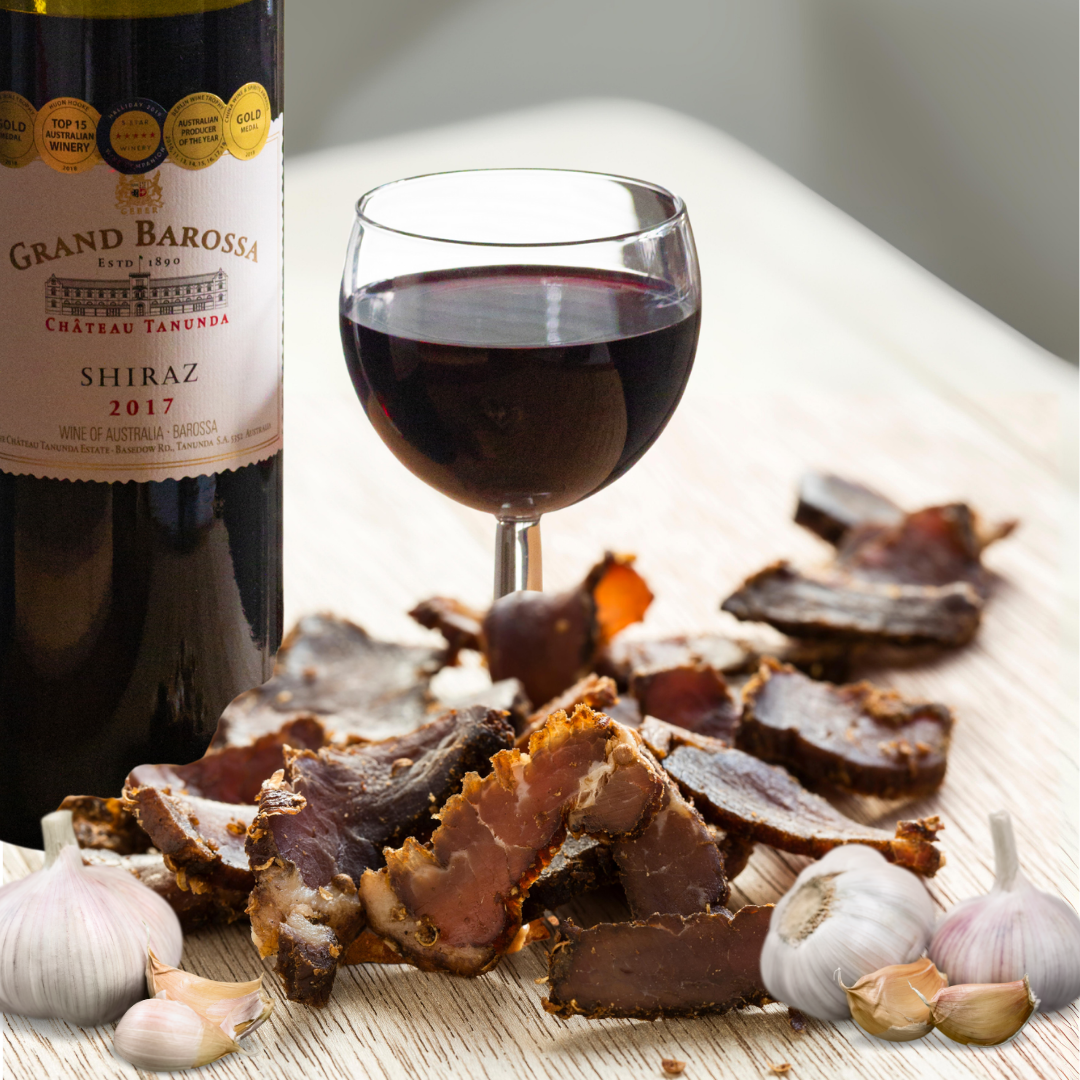 Red Wine & Garlic Biltong